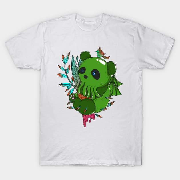 Panthulhu T-Shirt by Artthree Studio